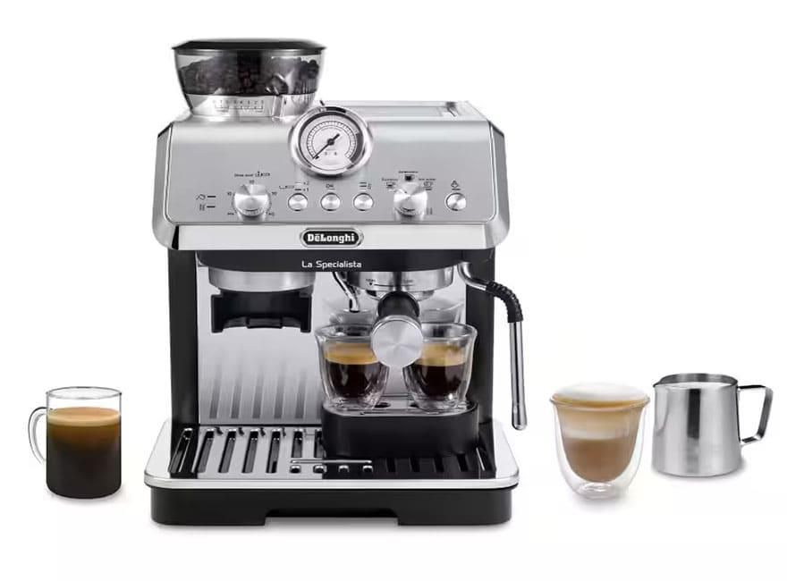 Cafetera DeLonghi La Specialista Arte con molinillo y kit de accesorios de barista profesional Mejores cafeteras espresso manuales