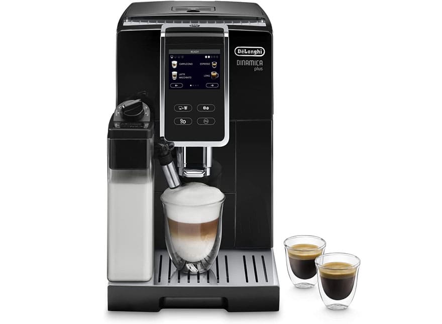 Cafetera De'Longhi Rivelia frente a cafetera Delonghi Dinamica Plus